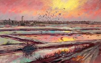 Abdul Wahab, 15 x 23 Inch, Acrylic On Canvas, Seascape Painting, AC-AWB-033